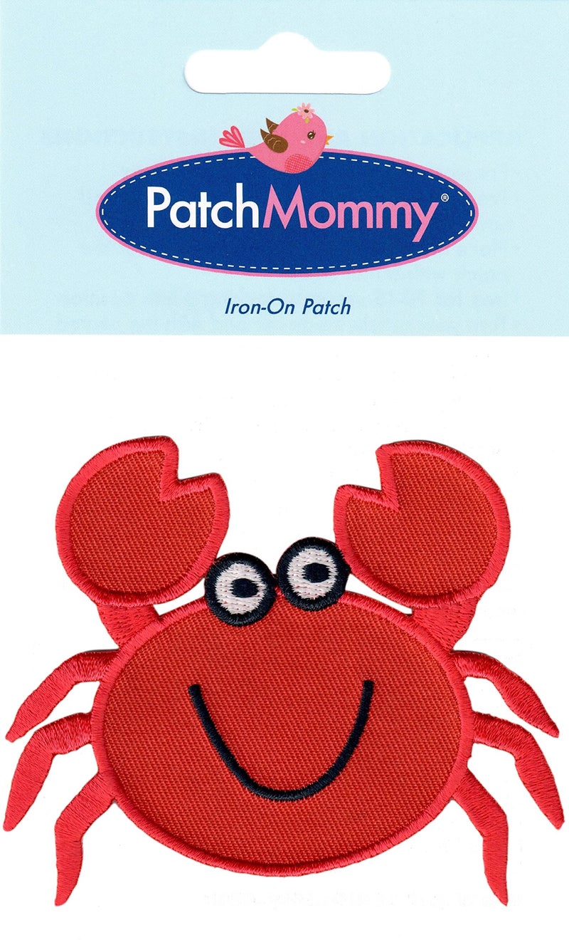 PatchMommy Crab Patch, Iron On/Sew On - Appliques for Kids Children - Image 3